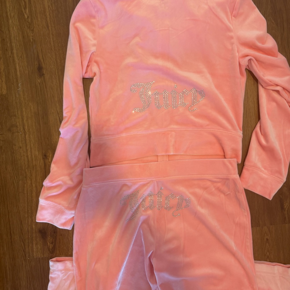 Juicy Couture Pink Velour Tracksuit Strawberry Ice